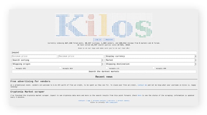 dark web search engines 2025